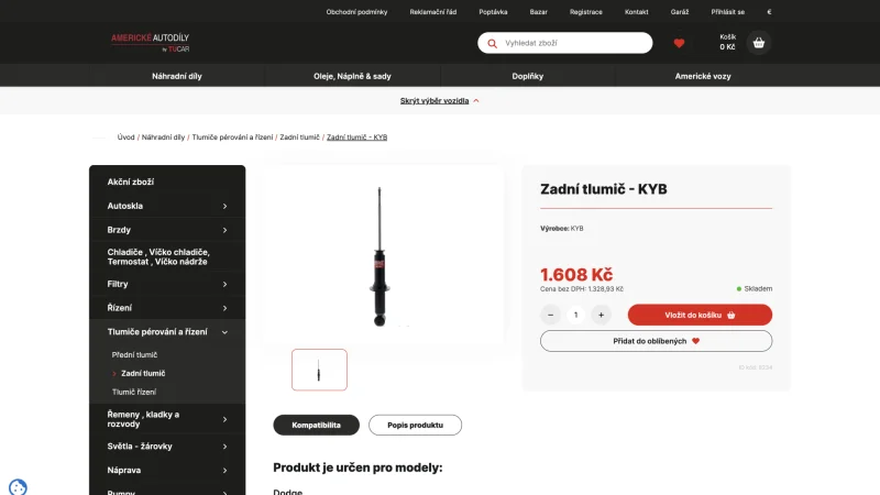 Ukázka řešení pro TUCAR PLUS s.r.o.